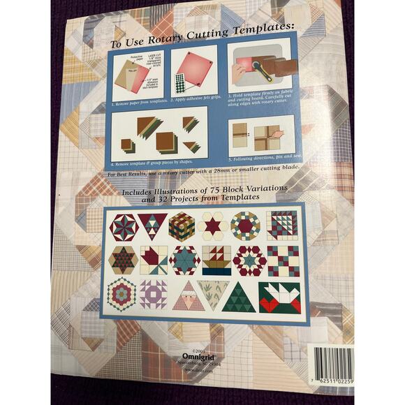 omnigrid rotary cutting templates pandoras box quilt - Picture 7 of 9